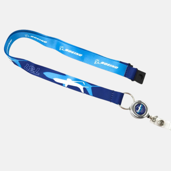 Boeing 737 Shadow Graphic Lanyard