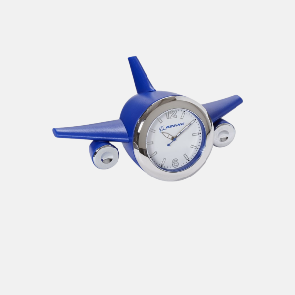 Airplane Desk Clock – Blue