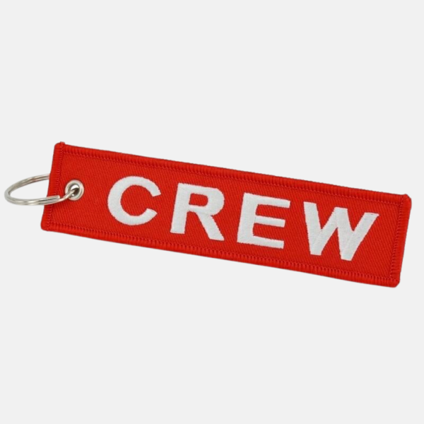Crew key tag Red